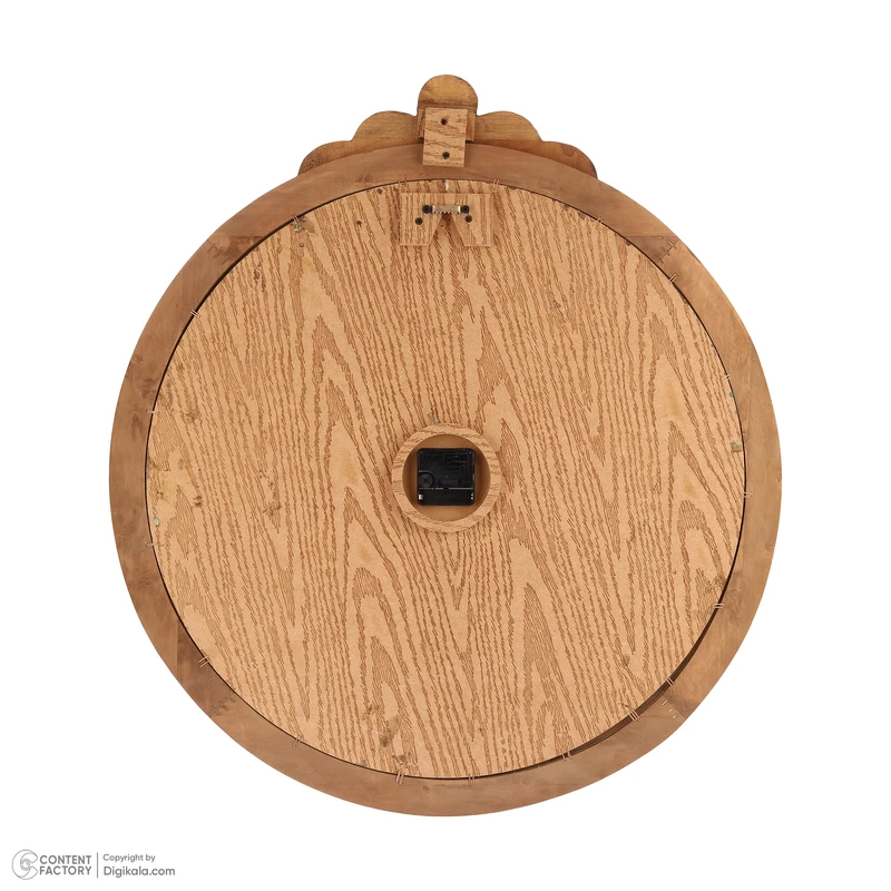 عکس شماره 2 : ساعت دیواری کوارتز بیسورت طرح شفق کریستال کد 66