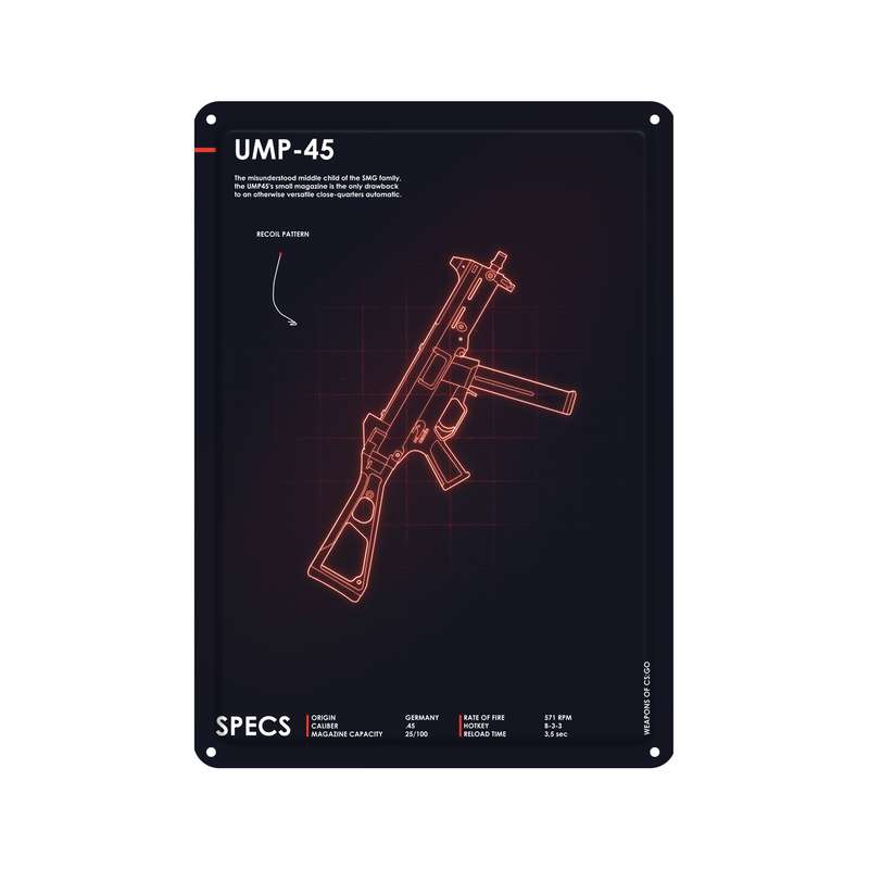 دیوارکوب مدل تفنگ کانتر کد s 1085