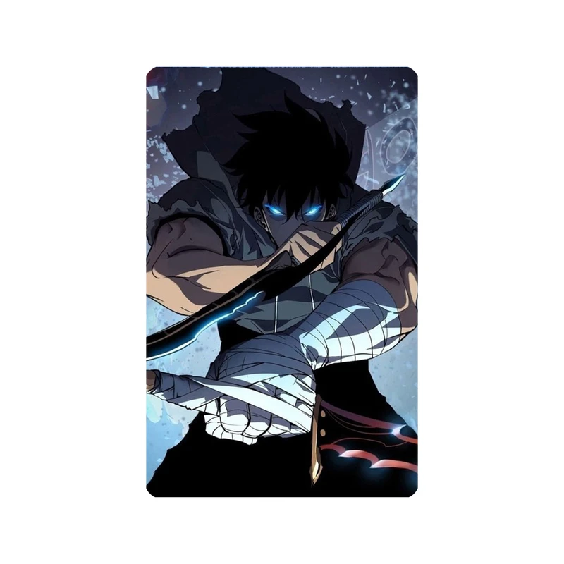 استیکر کارت مدل انیمه طرح سولو لولینگ سونگ جین وو solo leveling sung jin woo کد 5412