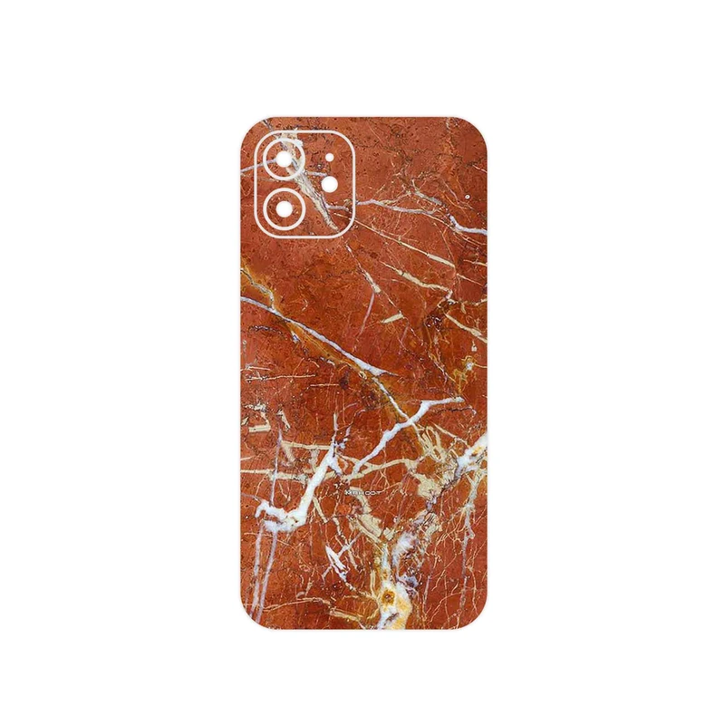 برچسب پوششی ماهوت مدل Red Marble مناسب برای گوشی موبایل اپل iPhone 12
