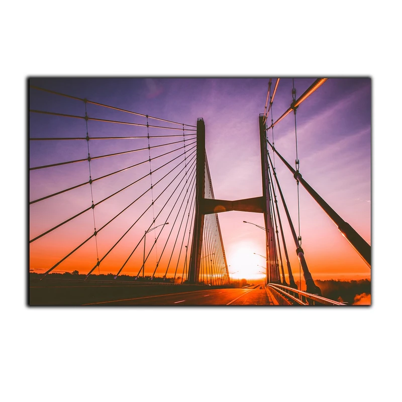 تابلو شاسی بکلیت طرح منظره شهری پل کابلی مدل SH-S2851