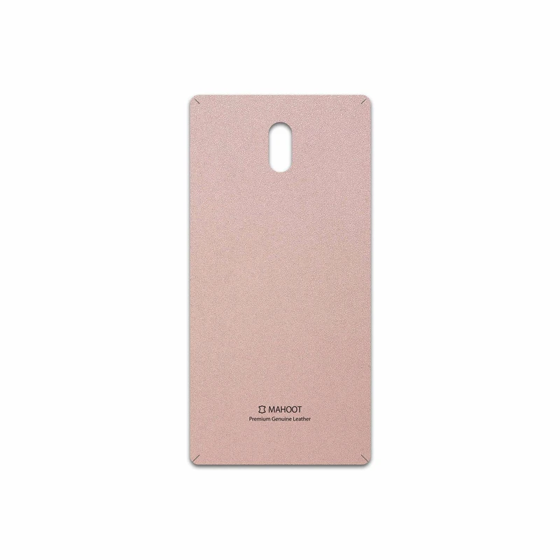 برچسب پوششی ماهوت مدل Rose Gold Leather مناسب برای گوشی موبایل نوکیا 3