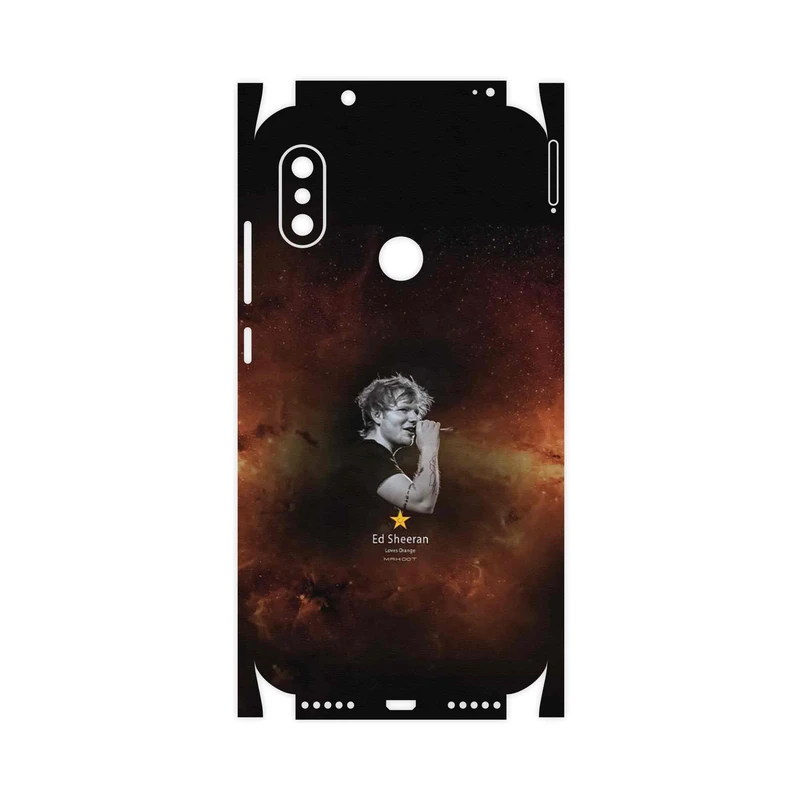 برچسب پوششی ماهوت مدل Ed Sheeran-FullSkin مناسب برای گوشی موبایل شیائومی Redmi Note 6 Pro