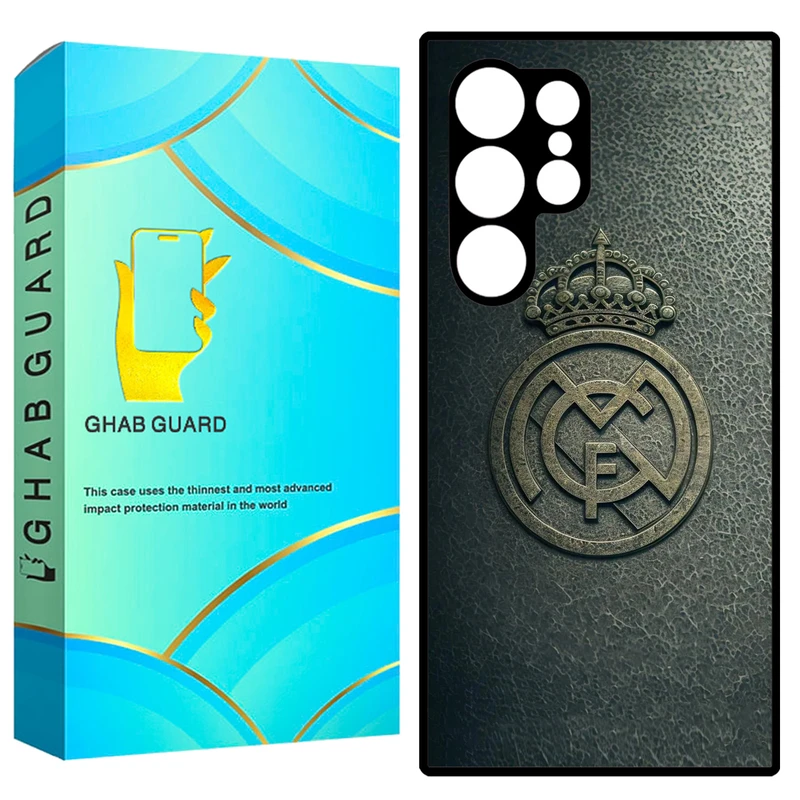کاور قاب گارد طرح رئال مادرید مدل GCHPS23U مناسب برای گوشی موبایل سامسونگ Galaxy S23 Ultra 5G  