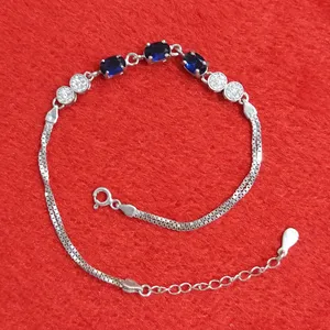 دستبند نقره زنانه سلین کالا مدل یاقوت ce-As6