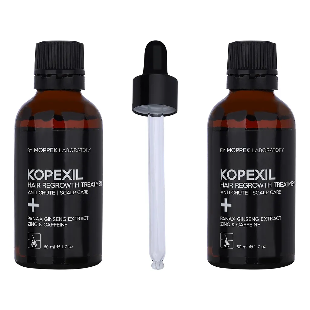 لوسیون تقویت‌کننده مو موپک مدل kopexil مناسب برای انواع مو حجم 50 میلی‌لیتر مجموعه 2 عددی
