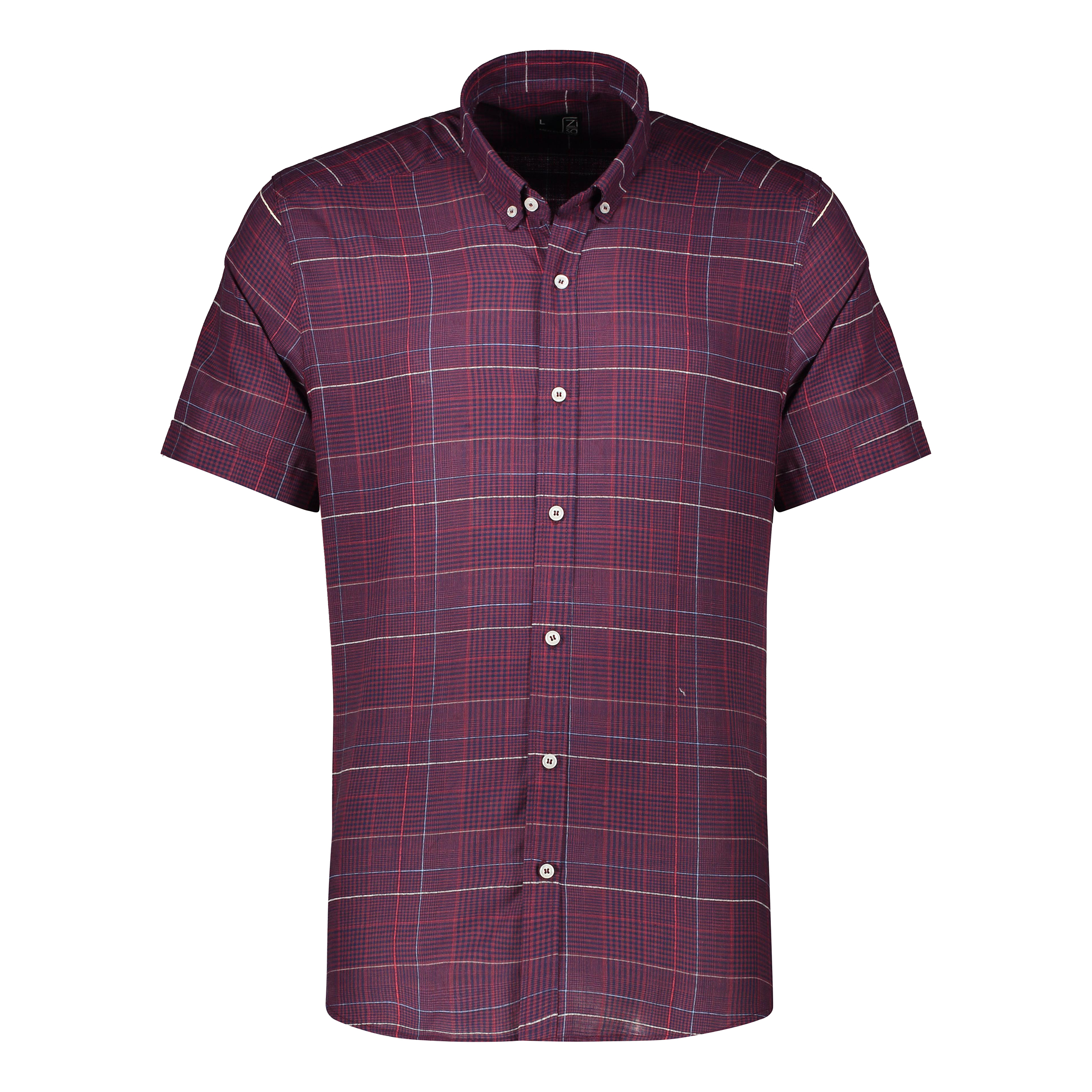 پیراهن آستین کوتاه مردانه زی سا مدل 1531622007005