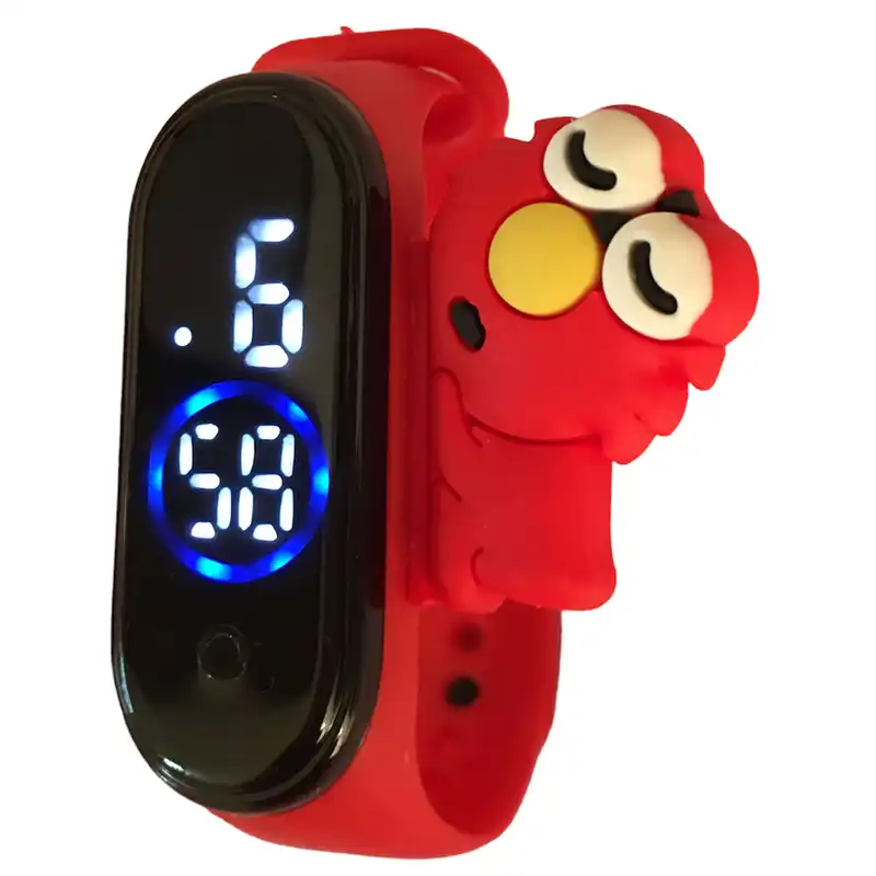 ساعت مچی دیجیتال بچگانه مدل ضد اب سیلیکونی طرح خوابالو بامزه کد T RE D22