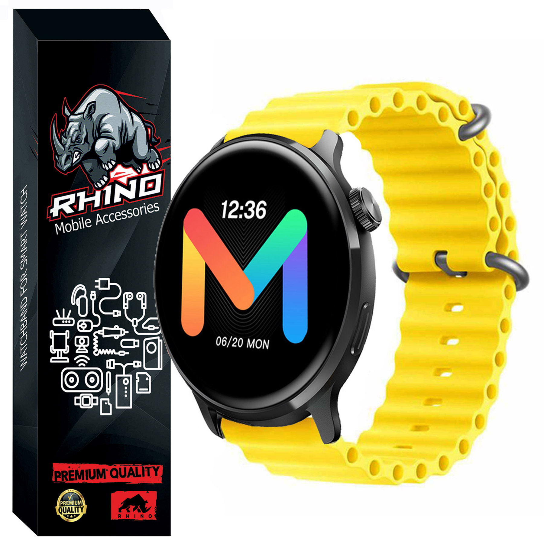 بند راینو مدل Ocean مناسب برای ساعت هوشمند میبرو لایت Watch Lite2