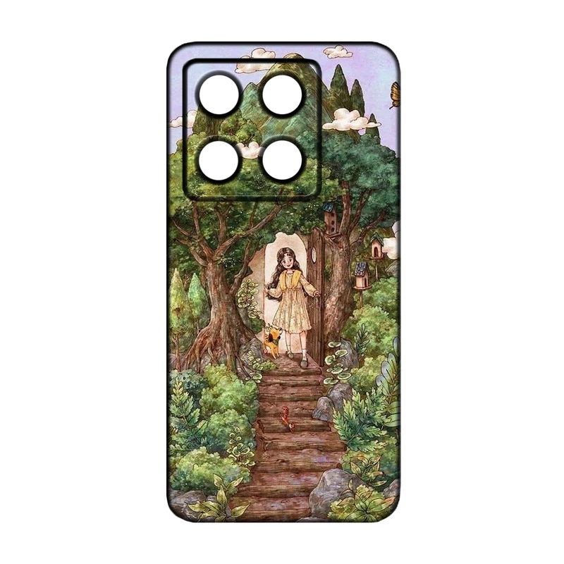 کاور طرح دخترانه کد 255 مناسب برای گوشی موبایل شیائومی 14T Pro