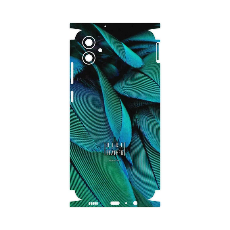 برچسب پوششی ماهوت مدل Green Feather-FullSkin مناسب برای گوشی موبایل سامسونگ Galaxy F04
