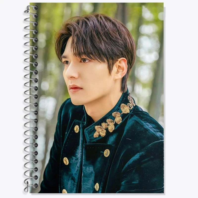 دفتر زبان 50 برگ خندالو مدل دو خط طرح لی مین هو Lee min ho کد 20907