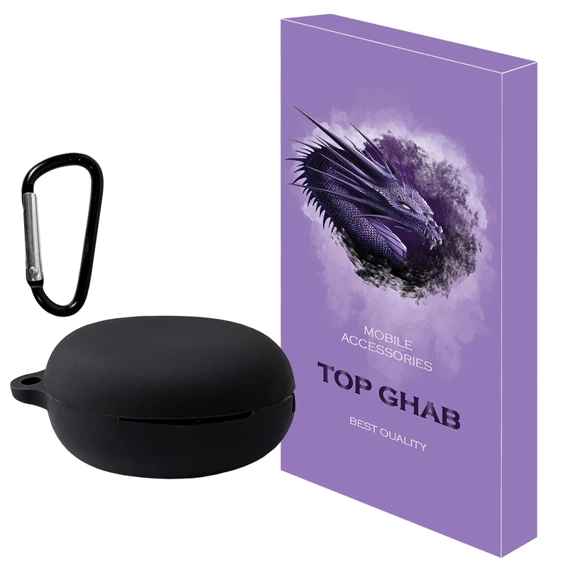کاور تاپ قاب مدل PODCASE مناسب برای کیس هدفون بی سیم کیو سی وای T13 ANC 2 به همراه قلاب 
