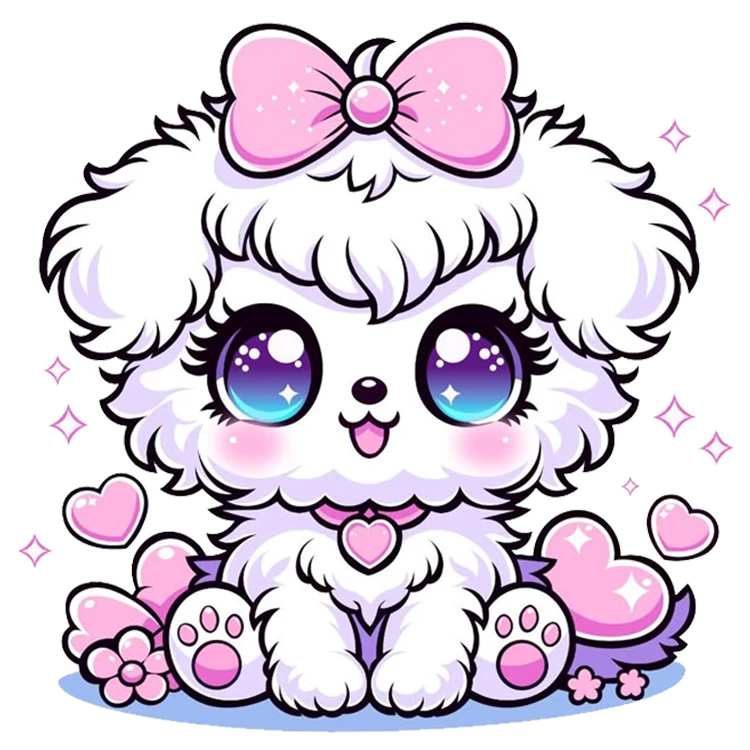 استیکر پارچه و لباس پاد آفرین مدل سگ کیوت کد DKST519