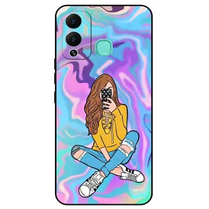 Megafone Girly 7592 Cover For Infinix Hot 12 Play