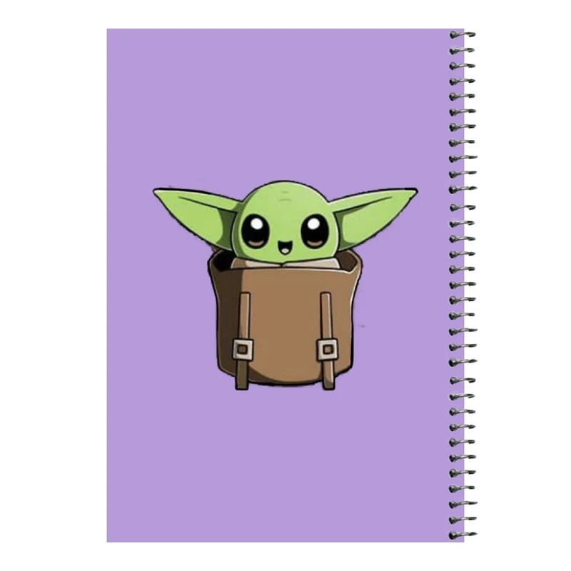 دفتر مشق 80 برگ اس جی مدل بیبی یودا کد۸     