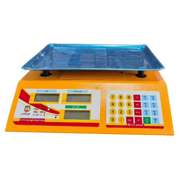 ترازو فروشگاهی توزین قبادی مدل LR40 با ظرفیت 40کیلوگرم