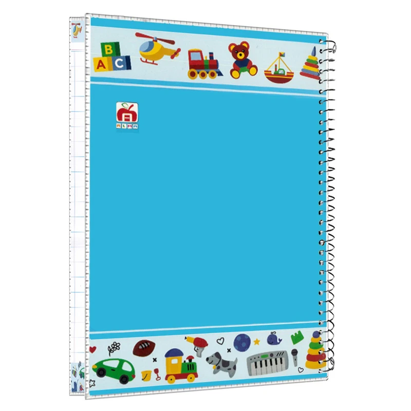 دفتر مشق 40 برگ آلما طرح جایزه مدل کارتونی جلد دار کد 7485