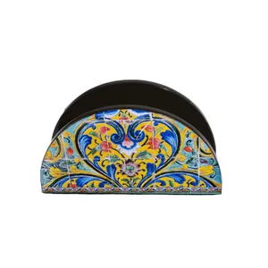 جای دستمال کاغذی مدل قایقی دکوپاژ JD22
