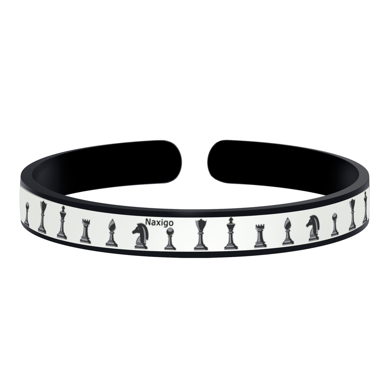 دستبند ناکسیگو طرح شطرنج مدل BR5430 دستبند ناکسیگو طرح شطرنج مدل BR5430