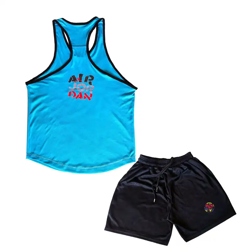 ست تاپ و شلوارک ورزشی مردانه مدل Dtf002