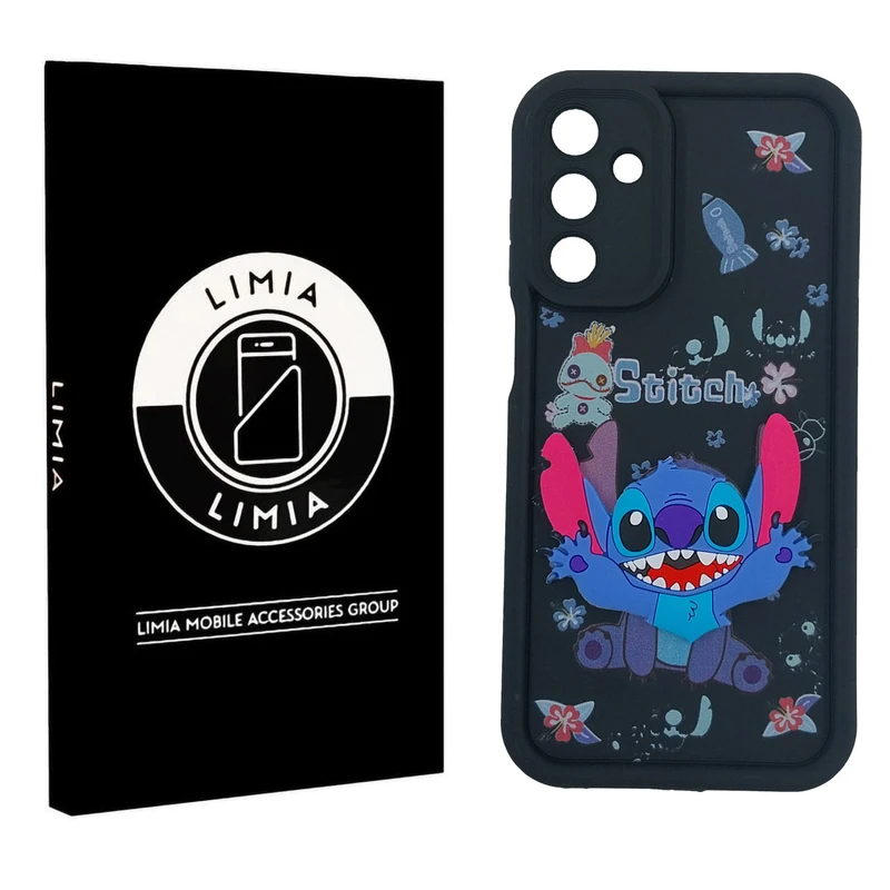 کاور لیمیا مدل سولید لنزدار طرح عروسکی برجسته مناسب برای گوشی موبایل سامسونگ Galaxy A25