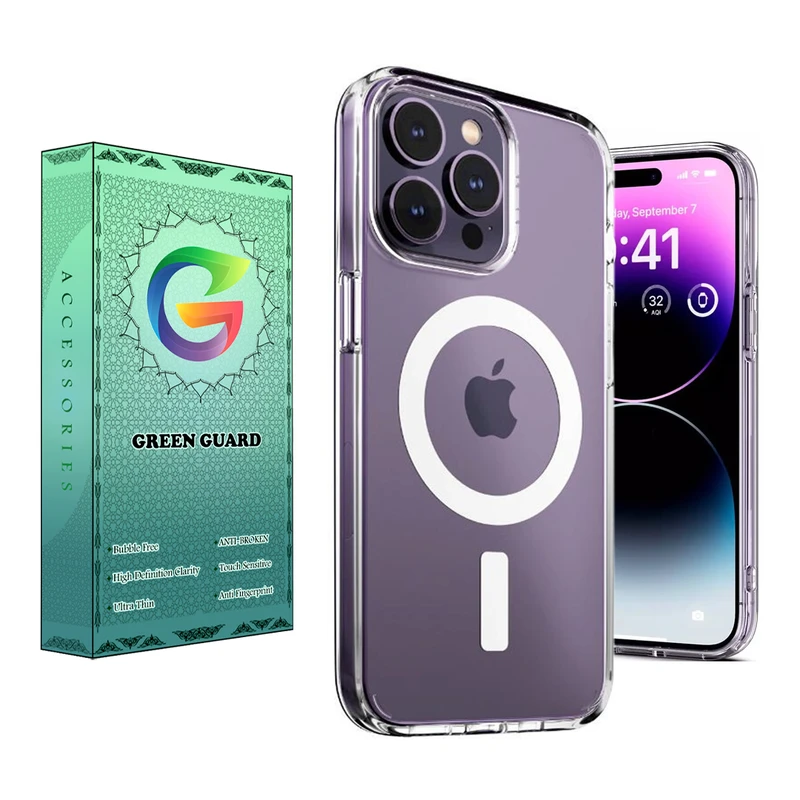 کاور گرین گارد طرح CR_Magsafe کد 1420 مناسب برای گوشی موبایل اپل Iphone 14 Pro