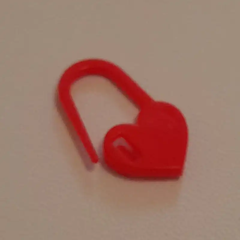 سنجاق قفلی مدل قلب بسته 10 عددی