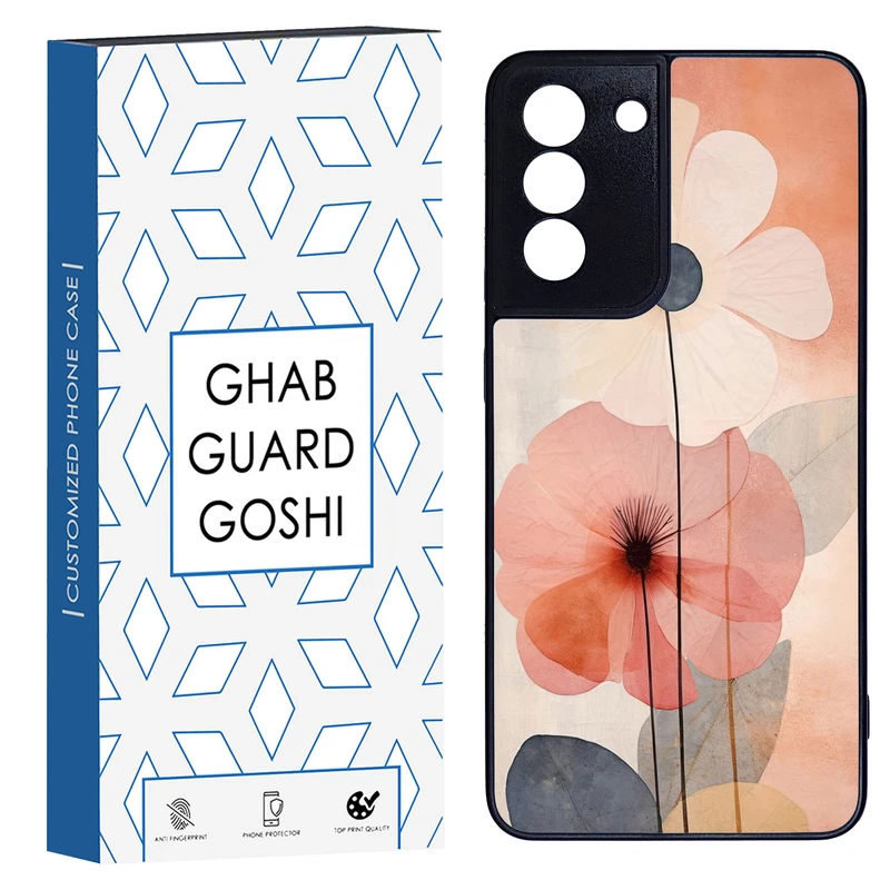 کاور قاب گارد گوشی طرح گل کد TPU-165 مناسب برای گوشی موبایل سامسونگ Galaxy S21 fe