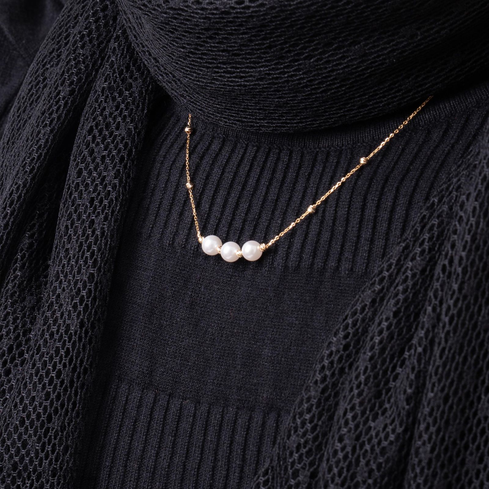 گردنبند طلا 18 عیار زنانه با زنجیر البرنادو حافا گلد مدل n005 -  - 2