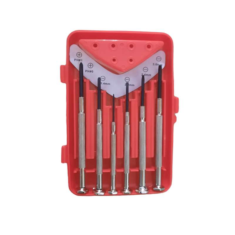 مجموعه 6 عددی پیچ گوشتی ساعتی آ زد دی مدل CRV