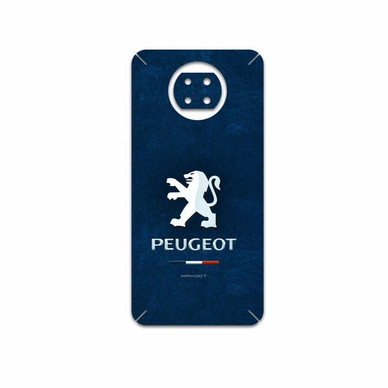 برچسب پوششی ماهوت مدل Peugeot-Logo مناسب برای گوشی موبایل شیائومی Redmi Note 9T
