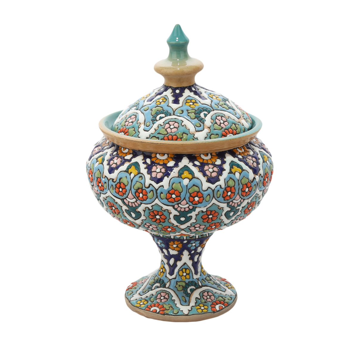 شکلات خوری میناکاری سفالی کد MI-016
