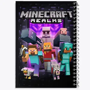 دفتر نقاشی 50 برگ خندالو طرح ماینکرافت (Minecraft) کد N5193
