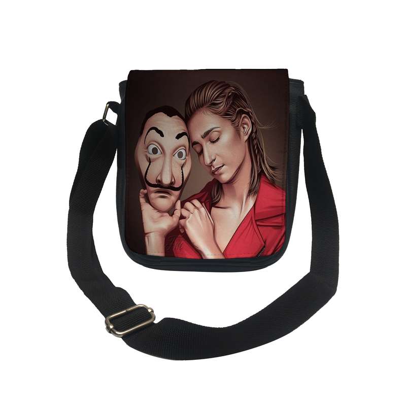 کیف دوشی بچگانه طرح money heist   مدل k1253