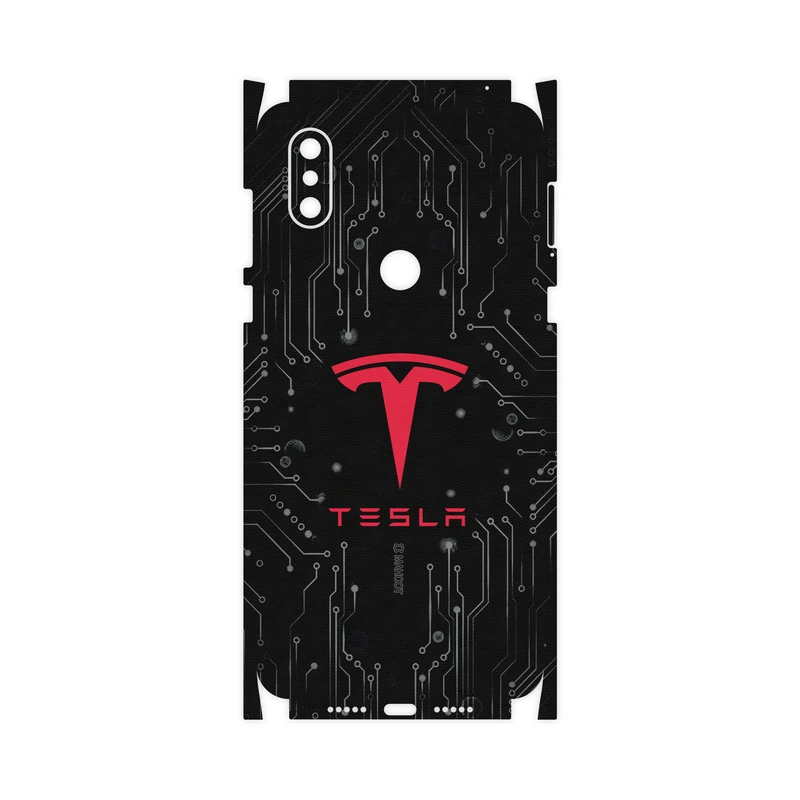 برچسب پوششی ماهوت مدل TESLA-Motors-FullSkin مناسب برای گوشی موبایل شیائومی Mi Mix 3