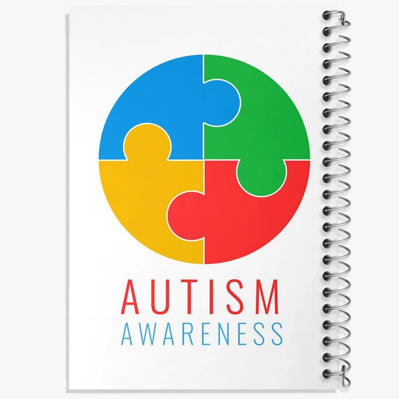دفتر نقاشی 50 برگ خندالو مدل اتیسم Autism کد 26728