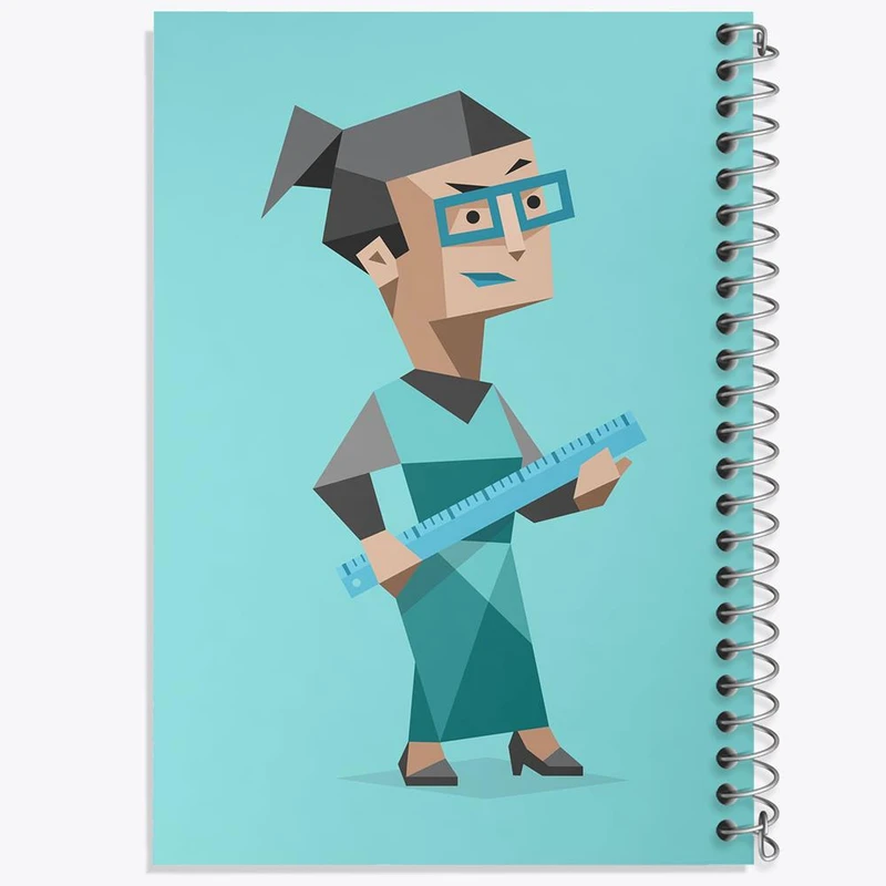 دفتر لیست خرید 50 برگ خندالو طرح تایپ شخصیتی مجری ESTJ کد 7707