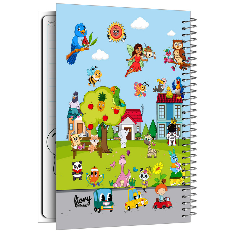 دفتر املا مستر راد طرح پویا مدل دبستان کد fiory 2161