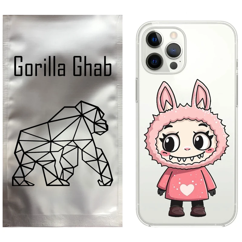 کاور گوریلا قاب مدل CLG کد 139 طرح لبوبو Labubu مناسب برای گوشی موبایل اپل iPhone 13 Pro