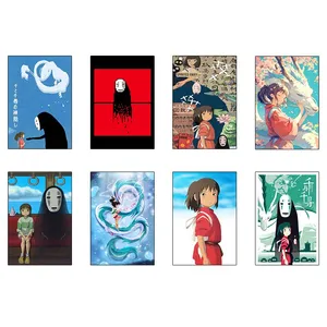 پوستر کارنيکا طرح شهر ارواح Spirited Away کد 18413 مجموعه 8 عددی
