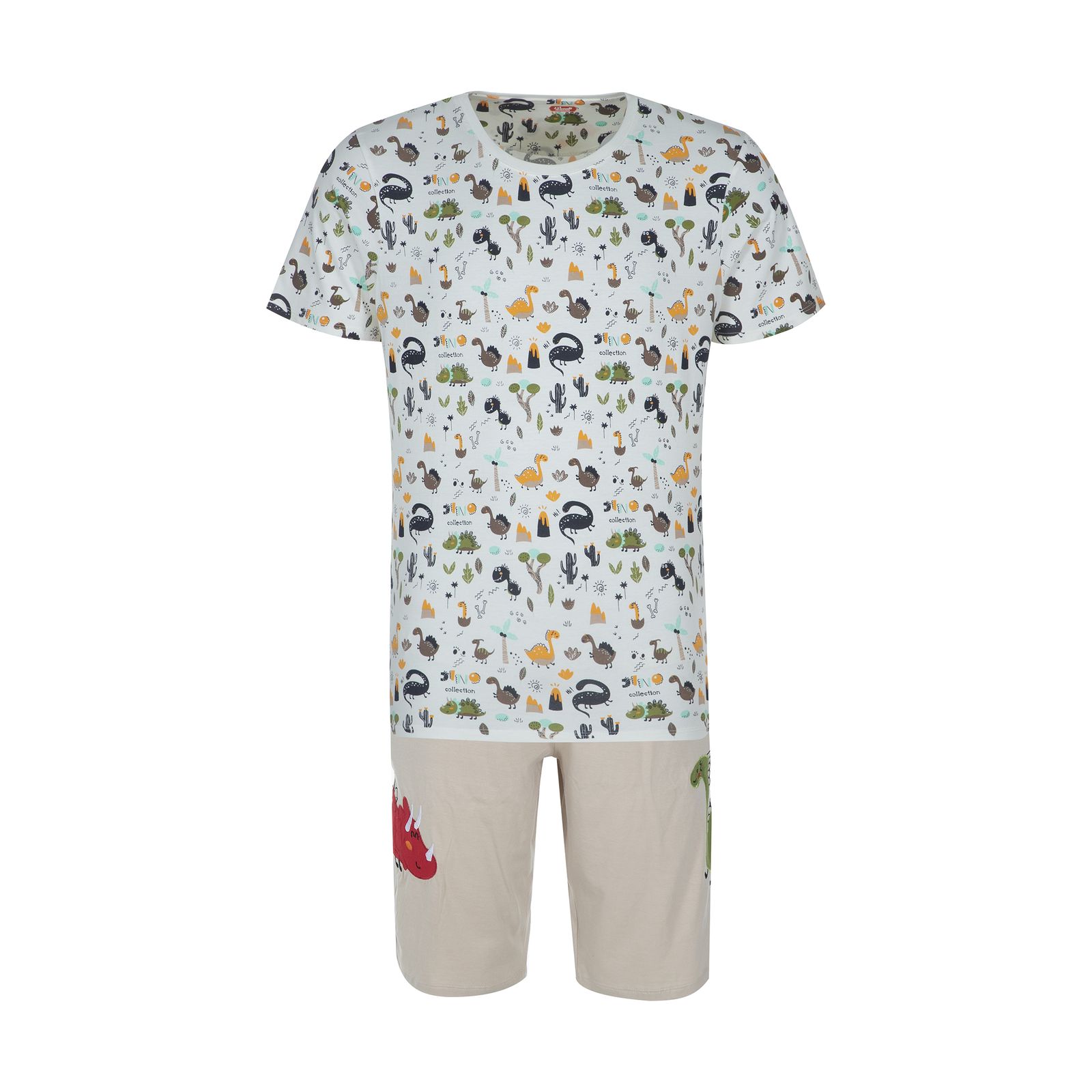 ست تی شرت و شلوارک راحتی مردانه مادر مدل 2041110-07 -  - 1