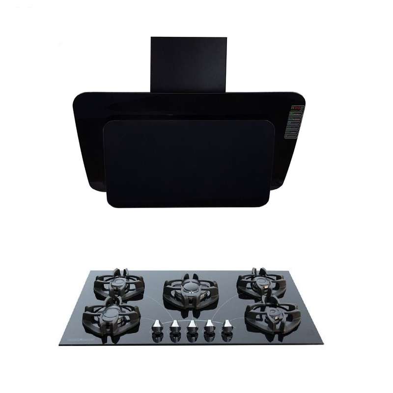 ست هود و اجاق گاز صفحه ای اریکسان مدل سرام