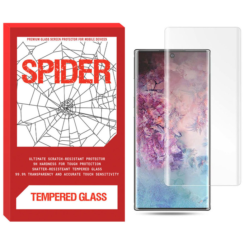 محافظ صفحه نمایش یووی لایت اسپایدر مدل VL_01 مناسب برای گوشی موبایل سامسونگ Galaxy Note 10