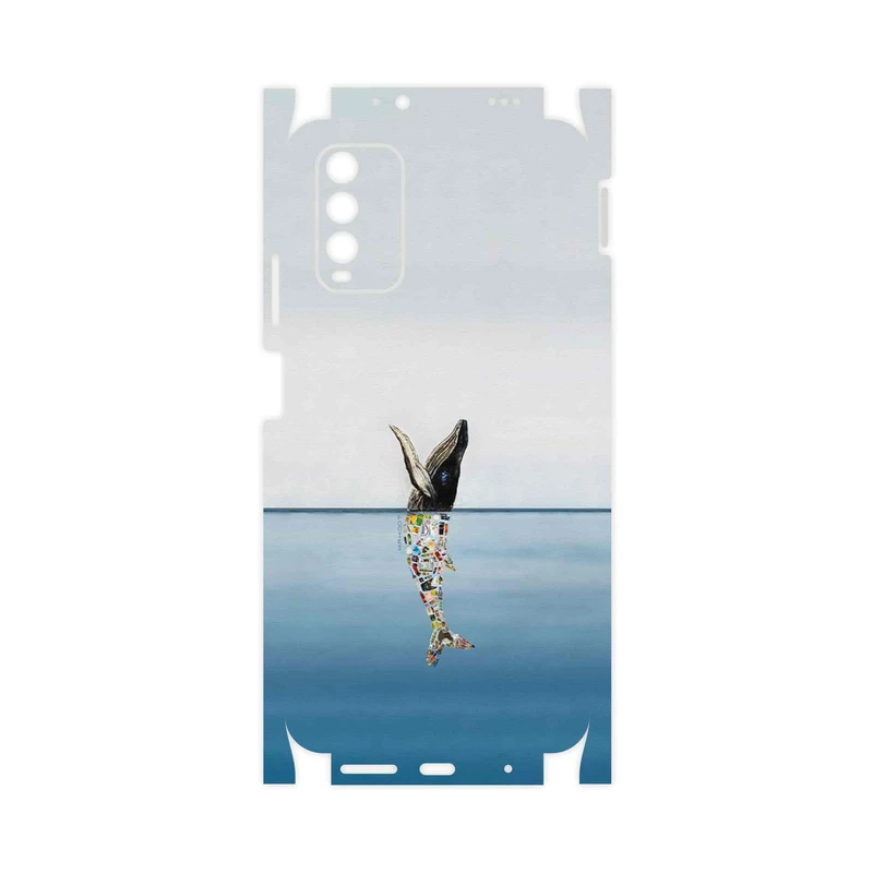 برچسب پوششی ماهوت مدل Collage of Sea Trash-FullSkin مناسب برای گوشی موبایل شیائومی Redmi 9T