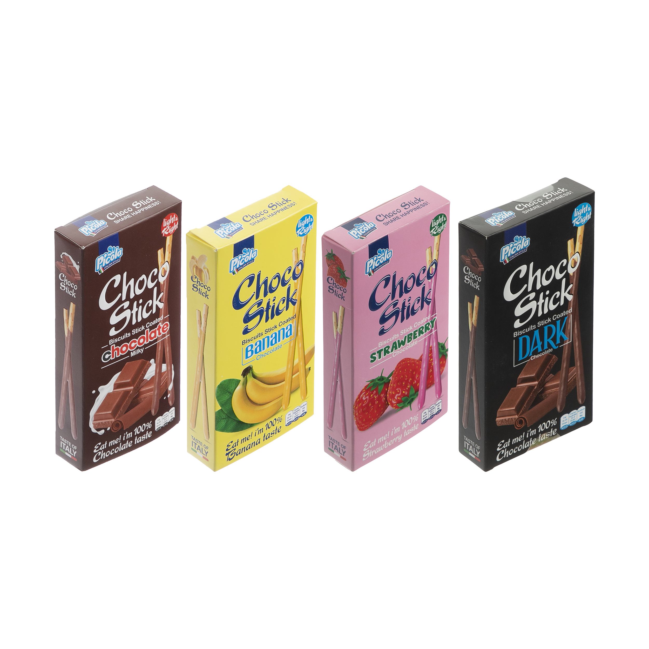  شوکواستيک پيکولا - 50 گرم مجموعه 4 عددی