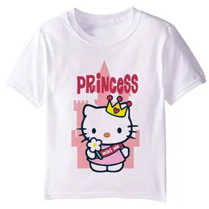 تی شرت آستین کوتاه دخترانه مدل کیتی F26