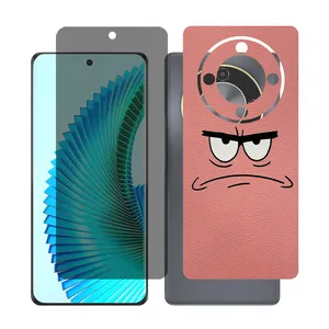 Glass together model privacy screen protector suitable for Honor X9b mobile phone with back cover sticker