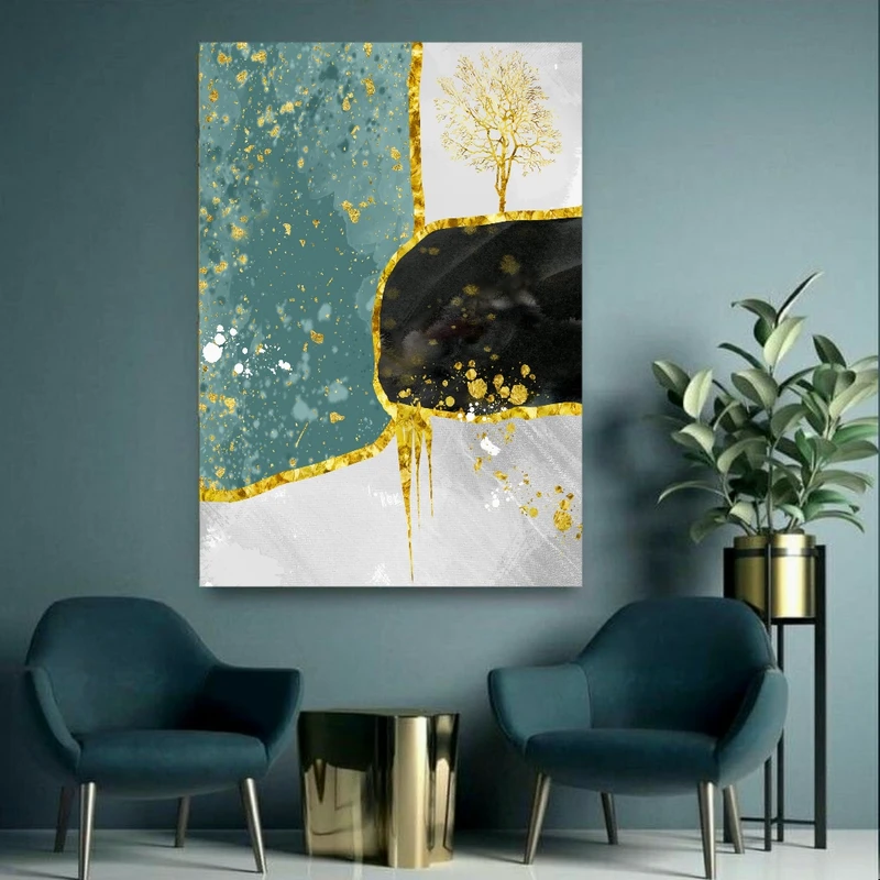 پوستر طرح تک درخت مدل مدرن کد BR227