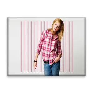 کاشی اطلس آبی طرح اما شارلوت واتسون مدل L6410